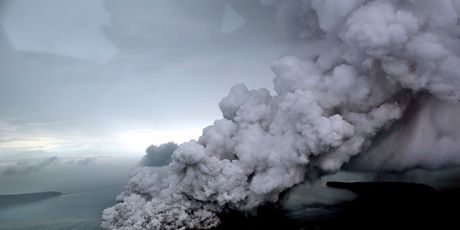 Vulkan Anak Krakatau (Foto: AFP)