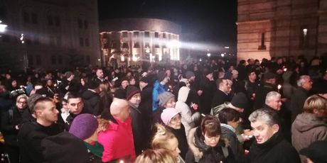 Prosvjed u Banjoj Luci zbog uhićenja Davidovog oca i majke (Foto: Avaz.ba) 6