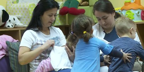 Majke i djeca u Dječjem domu Klasje (Foto: Dnevnik.hr)
