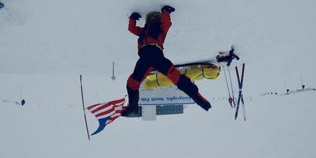 Amerikanac Collin O\'Brady prvi je čovjek koji je samostalno prehodao Antarktiku (Foto: AFP) - 2