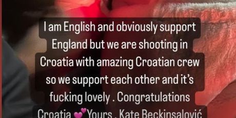 Kate Beckinsale slavi pobjedu Hrvatske