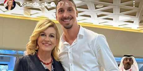 Kolinda Grabar-Kitarović i Zlatan Ibrahimović