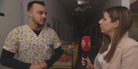 Matea Ćorić, novinarka Nove TV i Alen Sadiković