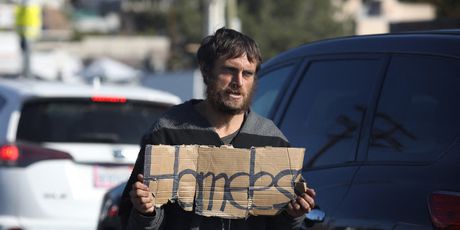 Beskućnik u Los Angelesu