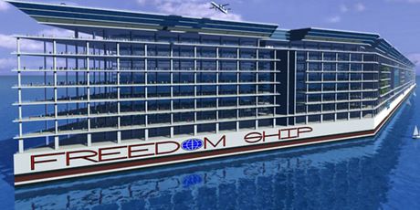 Plutajući grad Freedom Ship tvrtke Freedom Cruise Line International - 2