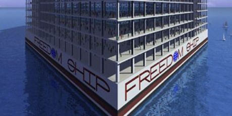 Plutajući grad Freedom Ship tvrtke Freedom Cruise Line International - 3
