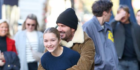 David Beckham i kći Harper - 1