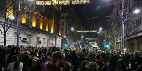 Prosvjed u Srbiji