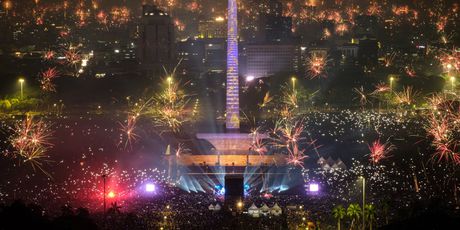 Doček Nove godine u Jakarti
