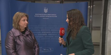 Sanja Šprem i Sanja Vištica, reporterka Dnevnika Nove TV - 1