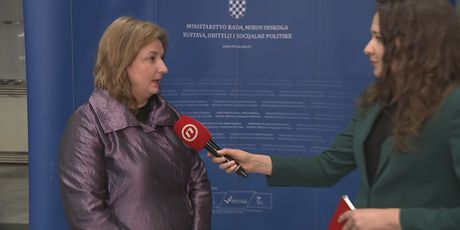 Sanja Šprem i Sanja Vištica, reporterka Dnevnika Nove TV - 2