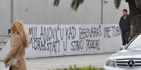 Grafiti protiv Milanovića u Splitu - 9