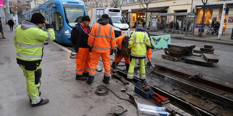 Zastoj tramvaja u Draškovićevoj - 1