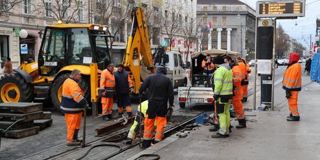 Zastoj tramvaja u Draškovićevoj - 5