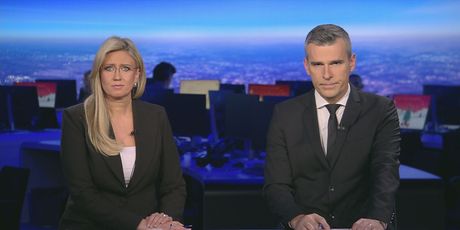 Romina Knežić i Petar Pereža, voditelji Dnevnika Nove TV - 2