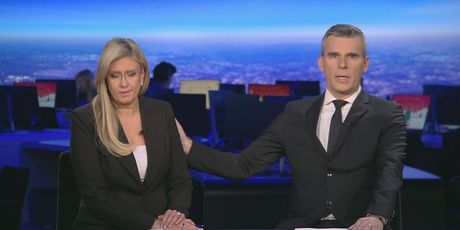 Romina Knežić i Petar Pereža, voditelji Dnevnika Nove TV - 3