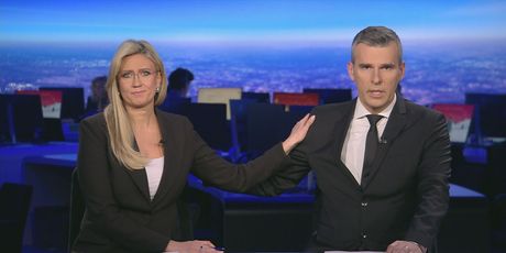 Romina Knežić i Petar Pereža, voditelji Dnevnika Nove TV - 5