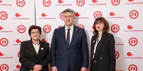 Marija Rukavina, Gordana Leto i Andrej Plenković