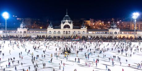 Klizalište City Park Ice Rink u Budimpešti