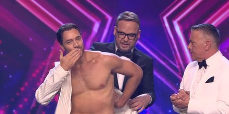 Patrizio Ratto, Maja, polufinale, Supertalent