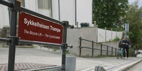 Biciklistički lift u Trondheimu - 5
