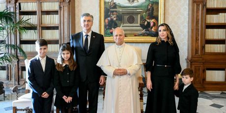 Andrej Plenković kod pape Lava XIV.