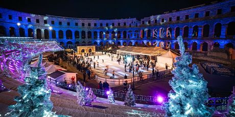 Klizalište u pulskoj Areni