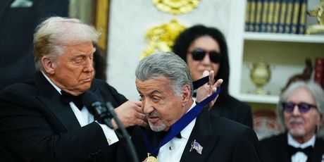 Donald Trump i Sylverster Stallone - 2