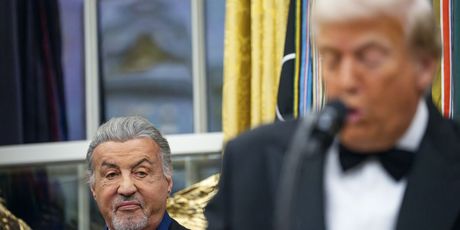Donald Trump i Sylverster Stallone - 1