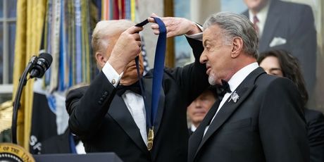Donald Trump i Sylverster Stallone - 2