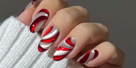Candy Cane nokti