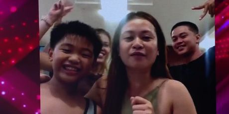 Nicolas Ypil obitelj, polufinale, Supertalent