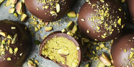 Dubai kuglice od čokolade, pistacija i kadaifa