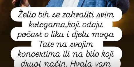 Poruka Dine Bešlića na Instagramu