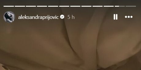 Aleksandra Prijović na Instagramu