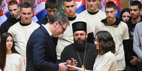 Vukovarski učenici kod Aleksandra Vučića - 2