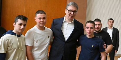 Vukovarski učenici kod Aleksandra Vučića - 4