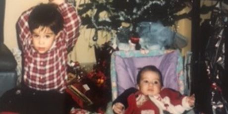 Franka Batelić s bratom