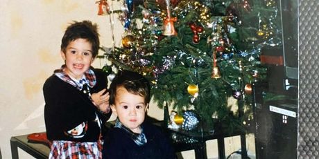 Franka Batelić s bratom