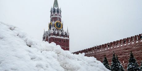 Rekorne količine snijega u Moskvi (Foto: AFP)