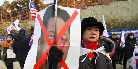 Prosvjed protiv Sjeverne Koreje (Foto: AFP)