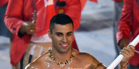 Pita Taufatofua na otvaranju ZOI 2018 (Foto: AFP)