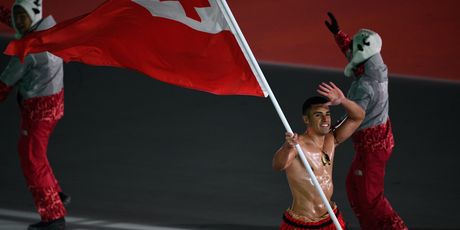 Pita Taufatofua na otvaranju ZOI 2018 (Foto: AFP)