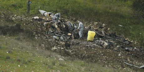 Izraelski avion pao je na teritorij Izraela (Foto: AFP)