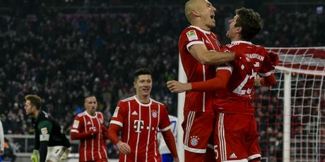 Arjen Robben, Thomas Muller, Robert Lewandowski i Franck Ribery (Foto: AFP)