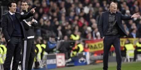 Unai Emery i Zinedine Zidane (Foto: AFP)