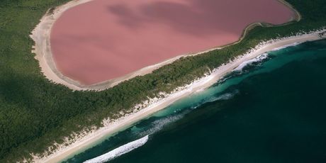 Ružičasto jezero u Australiji - 5
