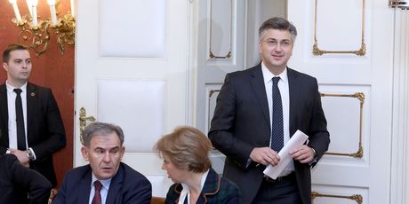 Andrej Plenković na sjednici Vlade (Foto: Pixell)