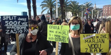 Prosvjed zbog Karepovca (Foto: Mario Jurič)