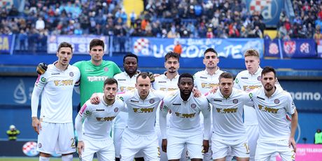 Momčad Hajduka uoči derbija protiv Dinama (Foto: Goran Stanzl/PIXSELL(